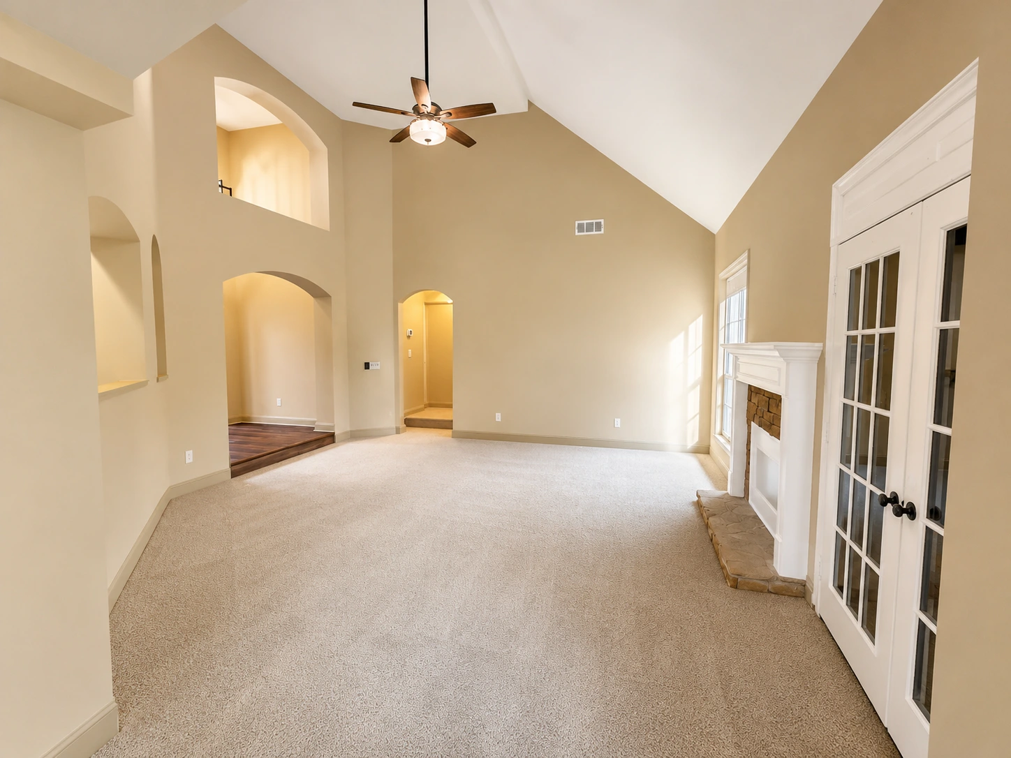 Finished living room after Blackridge restoration